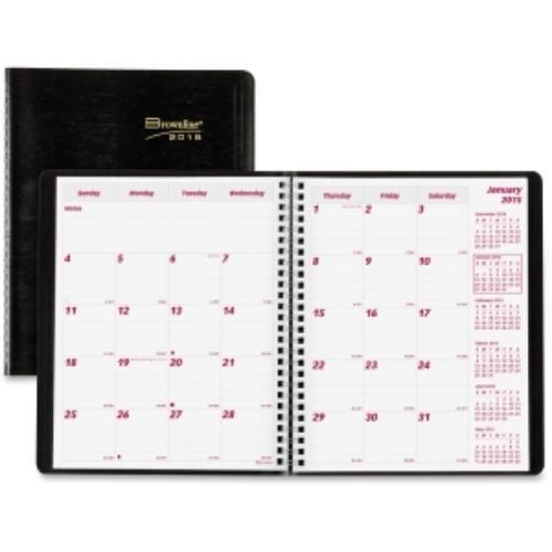 Rediform plannerplus monthly planner - monthly - 7.13&#034; x 8.88&#034; - (cb1200nblk) for sale