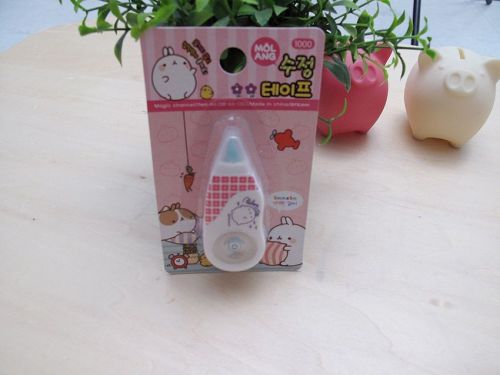 Molang Lovely Cute rabbit White color Correction Paper / Correction tape