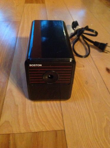 Electric Pencil Sharpener Boston Black Model 18 Mechanically Perfect Made in USA