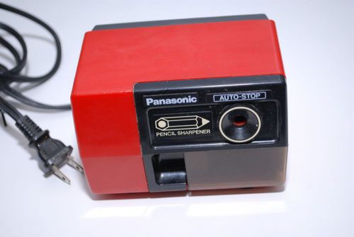 Panasonic Red Electric Pencil Sharpener KP-123