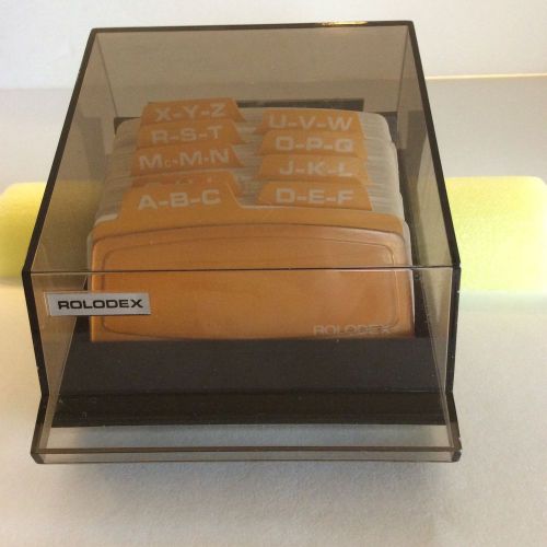 Rolodex S-310 C Covered Business Card File,  2-1/4x4 Cards A-Z Dividers