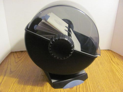 Rolodex Large Round 3&#034;x5&#034; Rotating Card File A-Z Cards Swivel Top