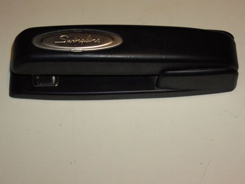 747 classic black w silver swingline emblem on top 7&#034; desk stapler - new other for sale