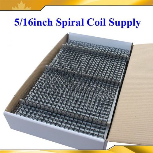 1,000sheets 36-50 pages 5/16inch 7.9mm Spiral Coil for binder machine note book