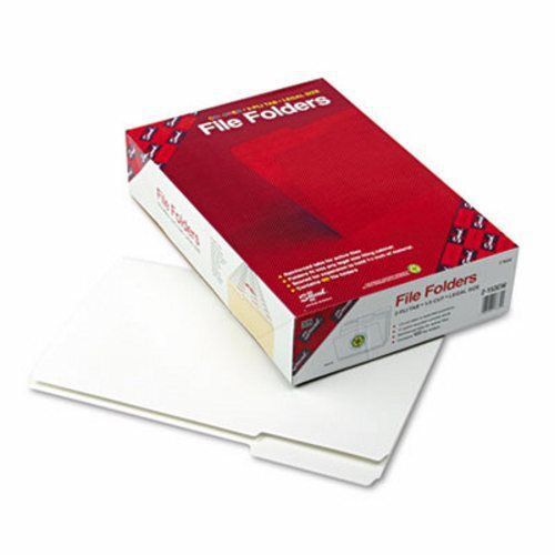 Smead File Folders, 1/3 Cut, Reinforced Top Tab, White, 100 per Box (SMD17834)