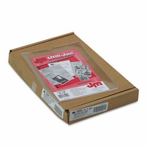 Oxford Utili-Jacs Heavy-Duty Clear Plastic Envelopes, 6 x 9, 50/Box (OXF65009)