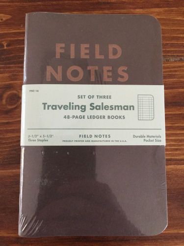 Field Notes Traveling Salesman Sealed 3 Pack Fall 2012 Limited Memo Notebook