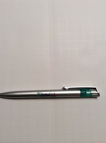 NEW 1 Detrol LA Plastic Pen Silver Rare Collectible Drug Rep Pen