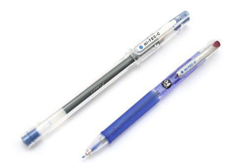 Pilot Hi-Tec-C Slim Knock Gel Ink Pen - 0.4 mm - Blue