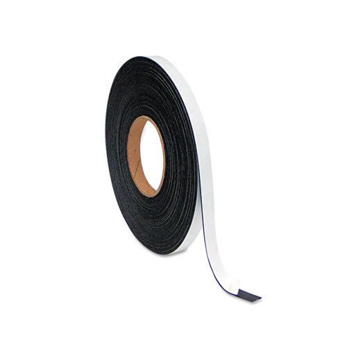 MasterVision Magnetic Adhesive Tape Roll, 1/2&#034; x 50 Ft., Black - BVCFM2321