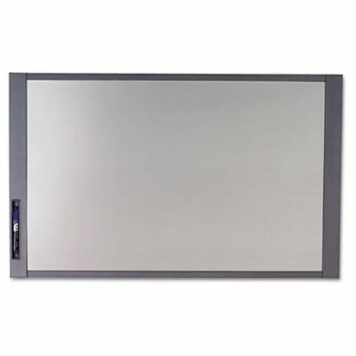 Quartet InView Custom Whiteboard, 37 x 23, Graphite Frame (QRT72982)