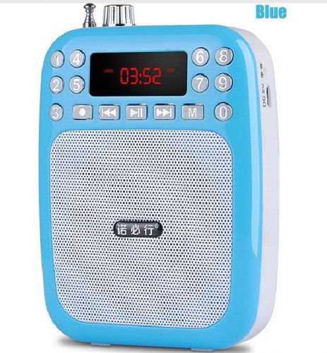 Speaker With Microphone Voice Amplifier/Audio Booster and FM Radio Recorder