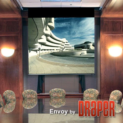 Draper Envoy Electric Projection Screen 137&#034; (96&#034; by 96&#034;) Matte White NEW IN BOX