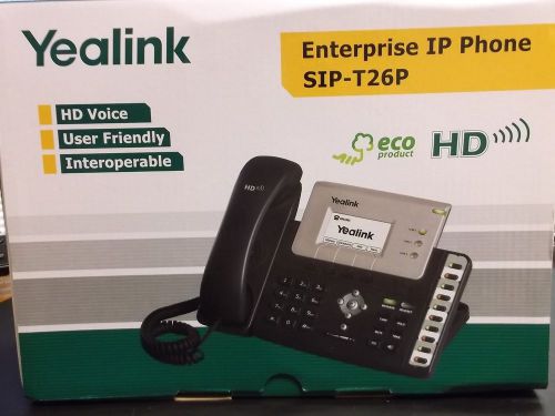 Yealink VOIP SIP-T26P Advanced IP Phone with POE
