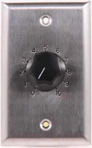 Atlas sound at35 volume control - stainless steel, single gang for sale