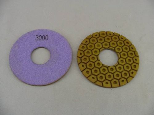 5” Hexagon Wet Diamond Concrete Polishing Disc – Velcro Backed - #3000 (#1531X)