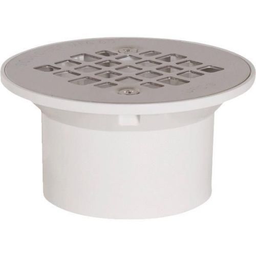 Pvc floor drain with stainless steel strainer-2x3 ss pvc drain for sale