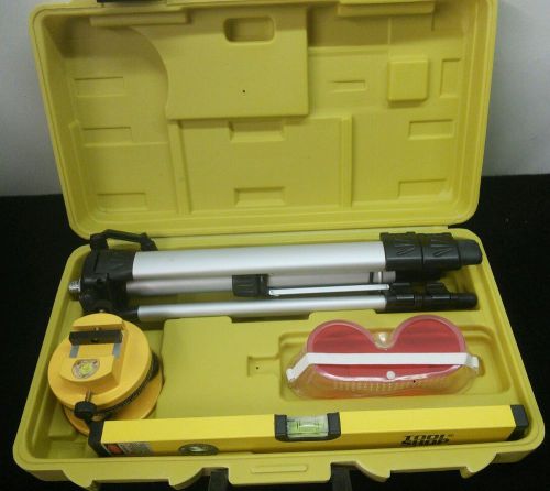 Tool Shop Rotary Laser Level Kit In Hard Storage Case In Lightly Used Condition