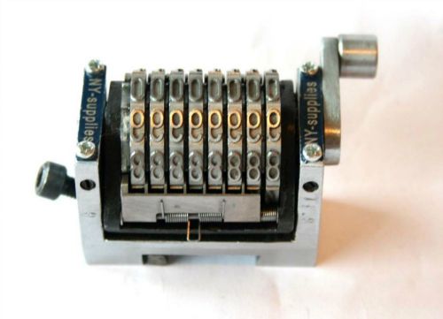 8 digit 1/4&#034; rotary straight backward numbering machine for heidelberg gto pre for sale
