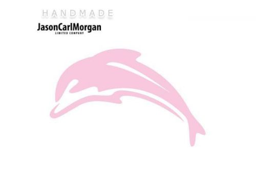 JCM® Iron On Applique Decal, Dolphin Soft Pink