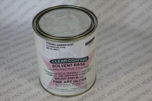 Clearstar clearjet fine art low-gloss- quart (brush/roll application) dented can for sale