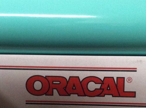 1 roll **mint** oracle 651 vinyl sheet 12&#034; x 10 ft cricut-silhouette craft sign for sale