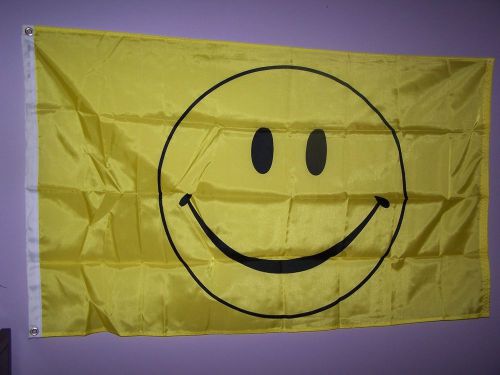 3&#039;x5&#039; smiling face flag for sale