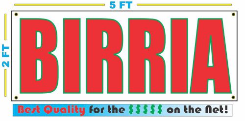 BIRRIA Full Color Banner Sign NEW XXL Size Best Quality for the $$$$