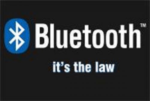 Bluetooth its the law sign vinyl banner /grommets 30&#034;x6&#039; made usa rv6 for sale