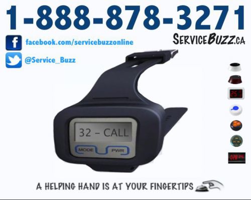 *WATCH PAGER For Restaurant Call Waiter Bell Wireless Guest Pager System VM400*
