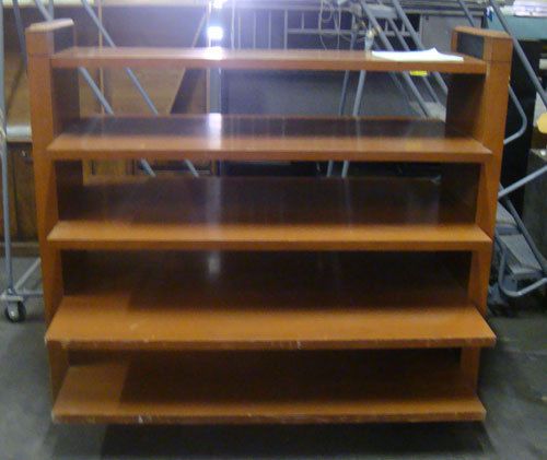 Fabulous 2 Sided Multi-Tiered Wooden Shelves