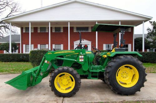2014 john deere 5065e 4x4 tractor with loader, warranty to 2016 - only 150 hours for sale