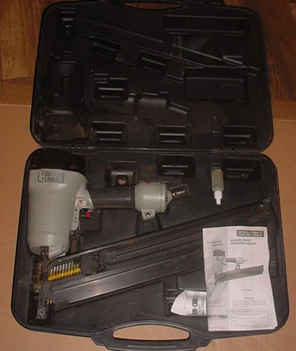 Porter-cable air operated 3-1/2&#034; full round head framing nailer kit fr350a for sale