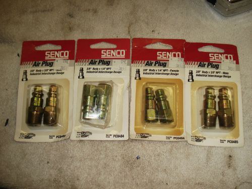 4 Packages of Senco Air Plugs - 2/Pkg - 8 Total Two Different Sizes