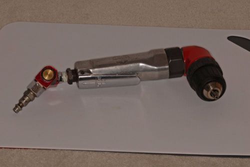 CENTRAL PNEUMATIC TOOLS 3/8&#034; AIR DRILL RIGHT ANGLE 2766 - KEY-LESS 3/8&#034; CHUCK