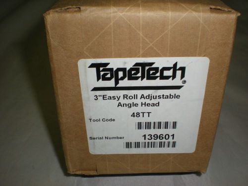 TapeTech Drywall 48TT 3&#034; Easyroll Adj. Angle Head/Finisher