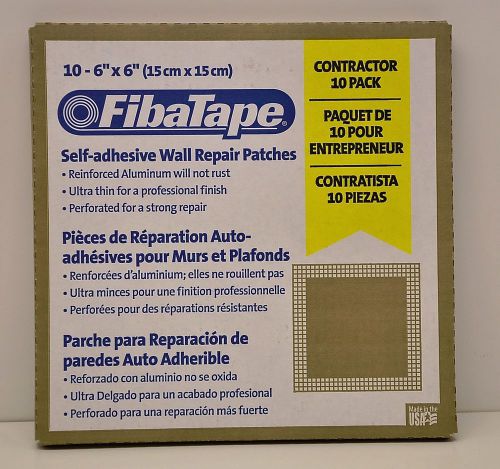 FibaTape Self-adhesive Wall Repair Patches 10 Pack