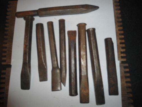 Vintage Stone Carving Chisel Masonry Timber Framing Steel  Tools Hargrave etc