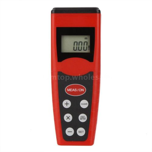 Handheld Ultrasonic Distance Meter Rangefinder Laser Point Measurer Backlight