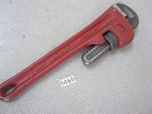 Westward 10&#034; Pipe Wrench Pipe Wrench 3LY97