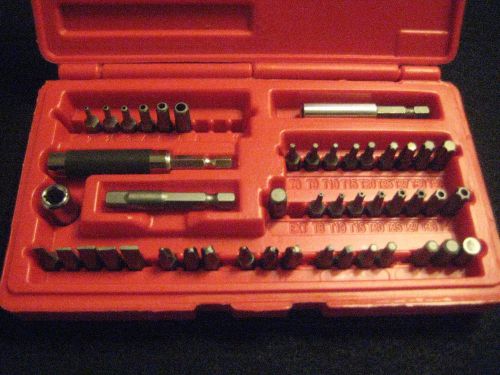 Snap-on tools 48 pc. screwdriver bit set pb90 pb900 sdm410 sdm400a  1150104 for sale