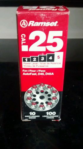 Ramset d45 redhead discloads for sale