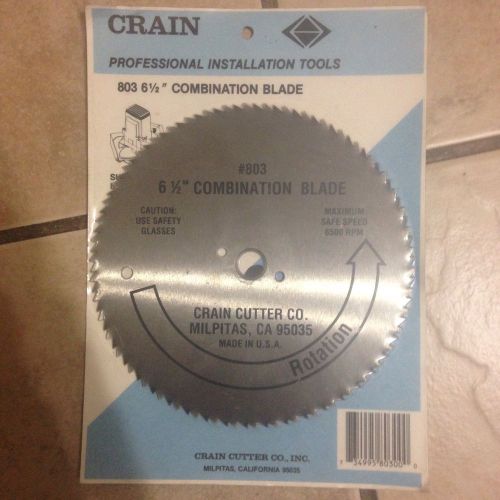 Crain 803 6 1/2&#034; Combination Saw Blade New