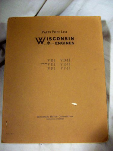 Wisconsin Engines Parts Price List