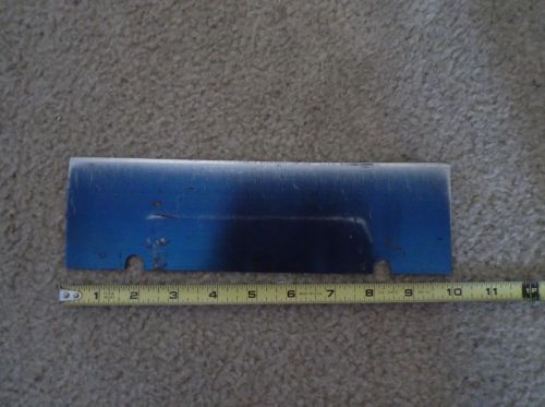 Vinyl floor scraper blade- 10&#034; x 3&#034;- used 1 time.