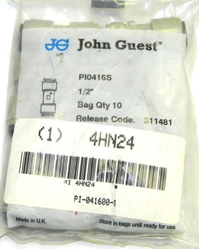LOT OF 10 JOHN GUEST PI-0416-S CONNECTORS PI0416S