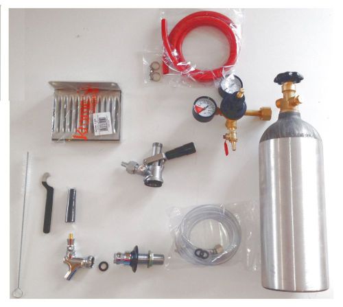 Refridgerator kegerator conversion beer kit tap handle faucet gas tank shank for sale