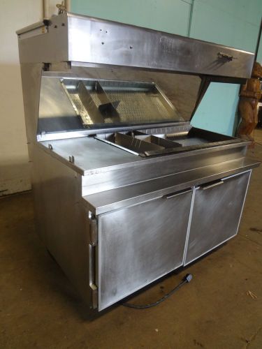 H.d. commercial s.s.  lighted, heated french fries dump/holding/warming station for sale