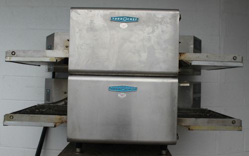 2013 turbochef hhc2020 countertop double stack ventless conveyor pizza oven for sale