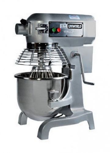 Uniworld upm-m20e 20 quart commercial planetary mixer gear driven for sale